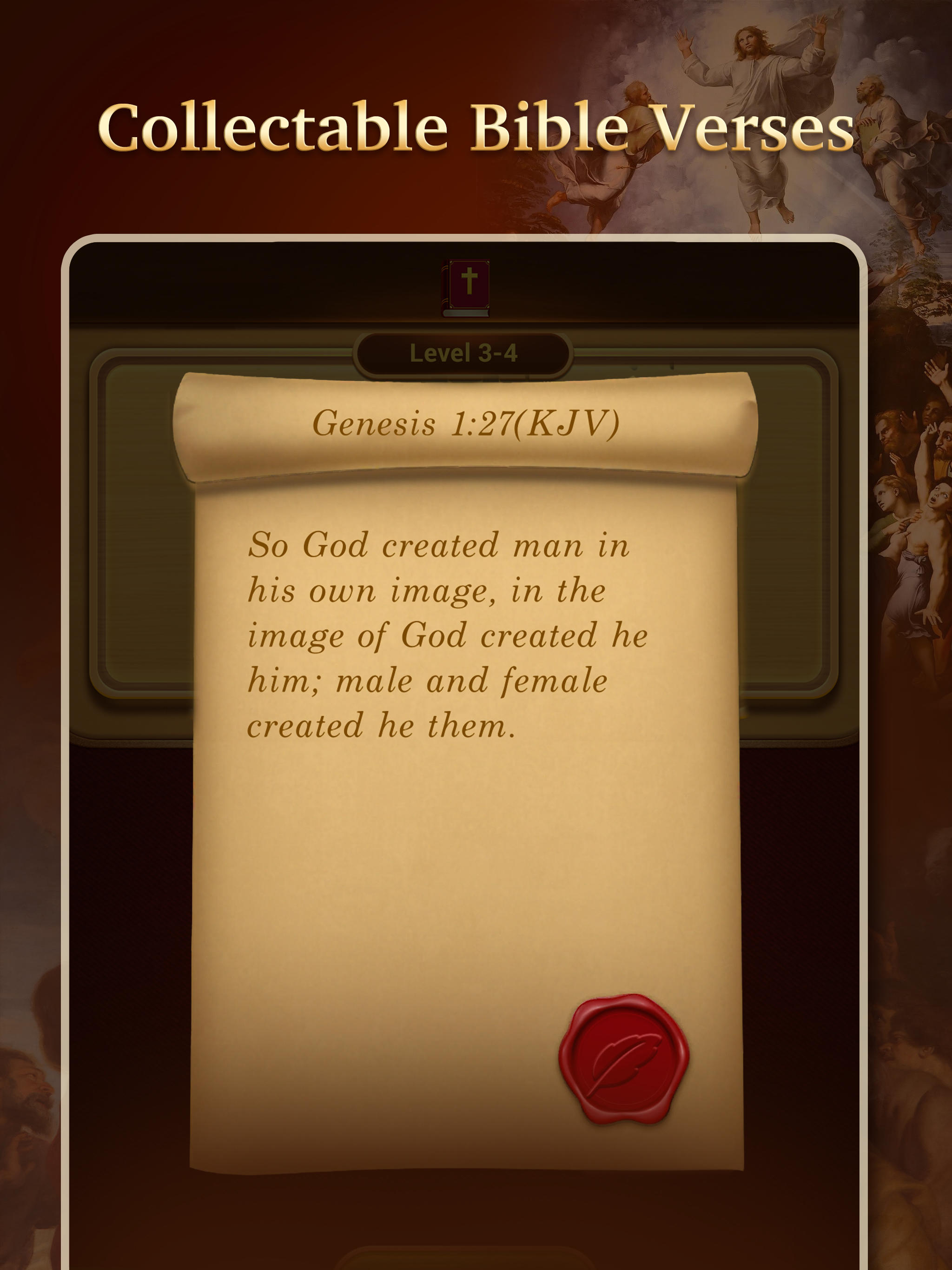 Bible Word Puzzle - Word Games Game Screenshot