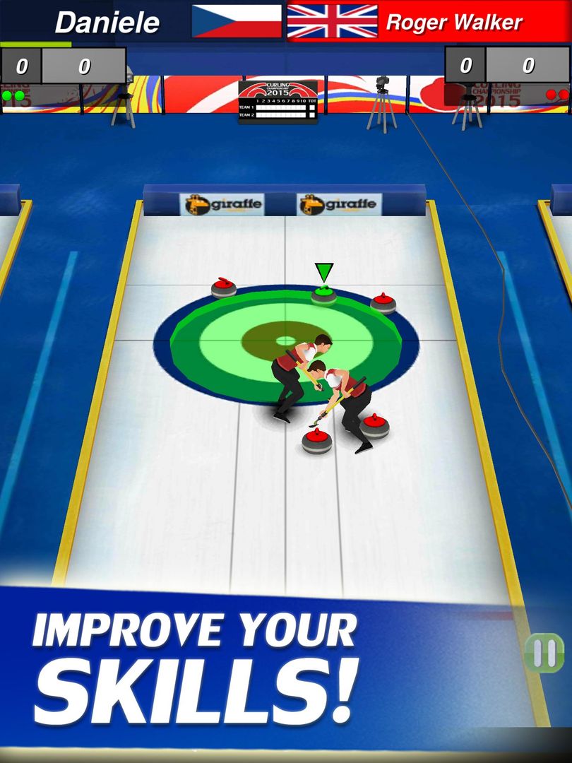 Curling 3D ภาพหน้าจอเกม
