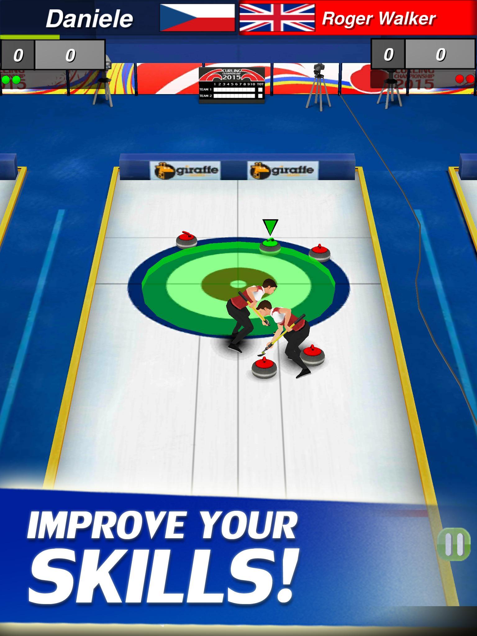 Curling 3D ゲームのスクリーンショット