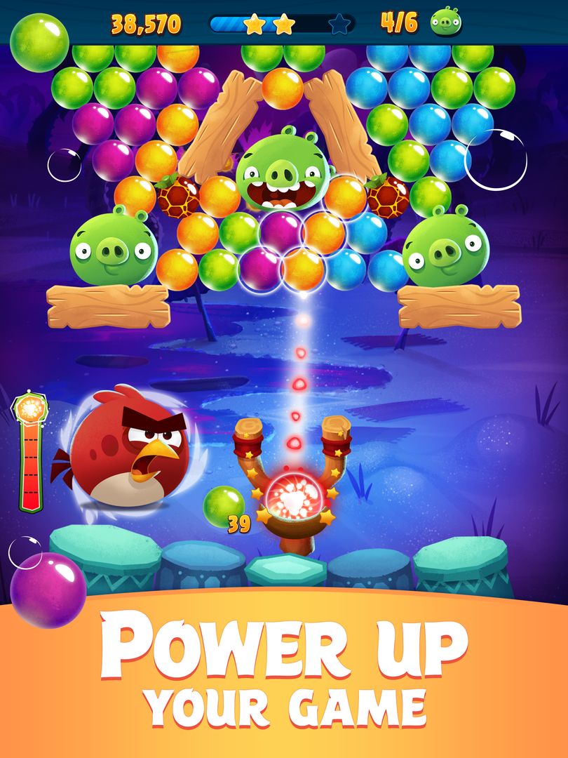 Screenshot of Angry Birds POP Bubble Shooter