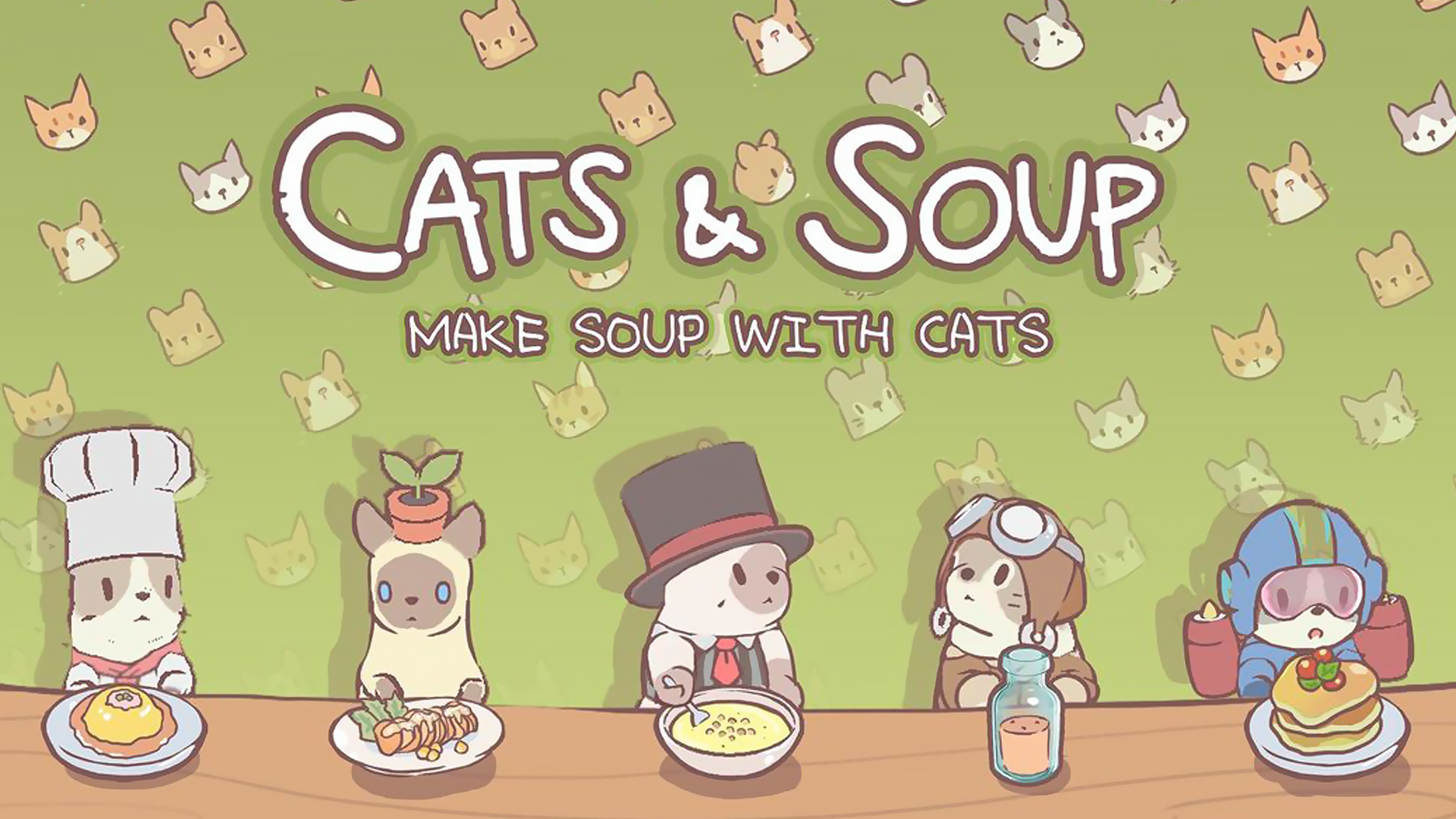 Banner of Cats & Soup - Cute Cat Game 