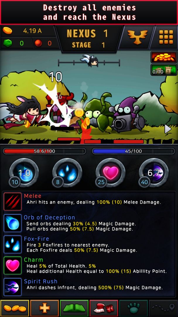 Screenshot of Ahri RPG