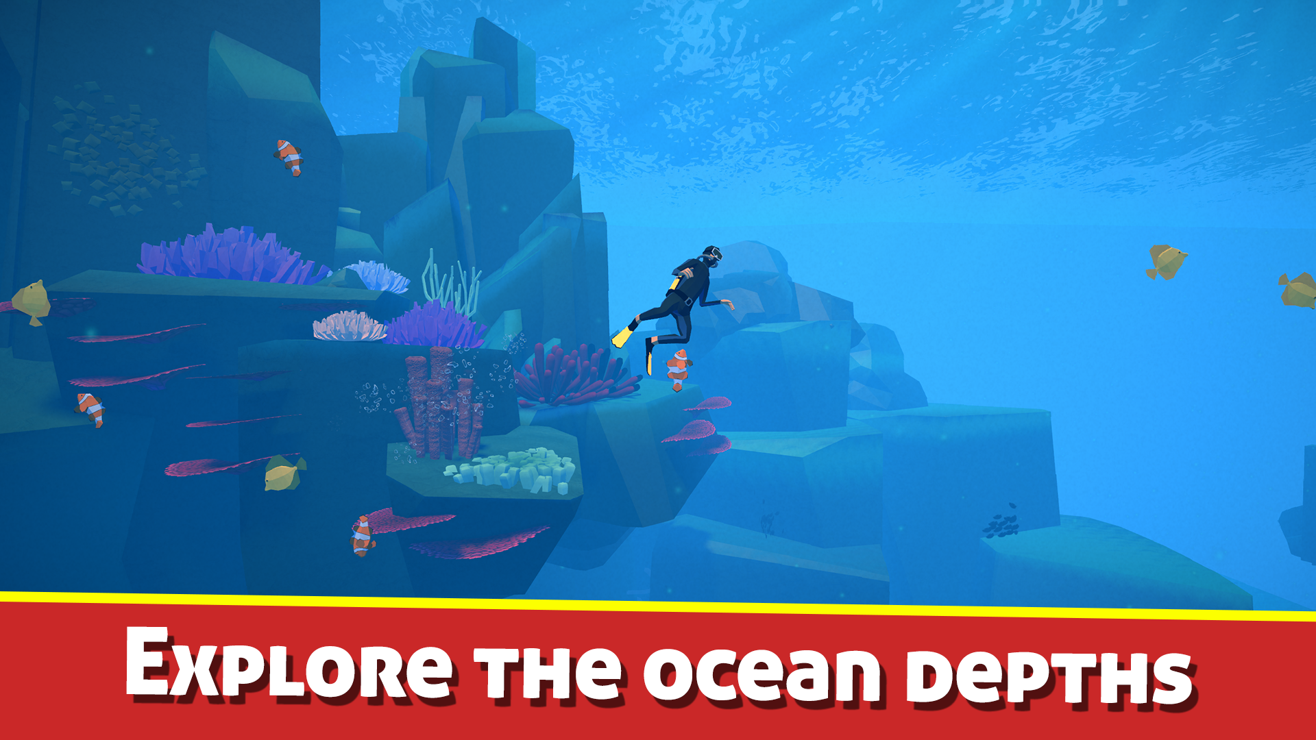 Screenshot 1 of ดาวเคราะห์มหาสมุทร: เกมดำน้ำ 0.1.0