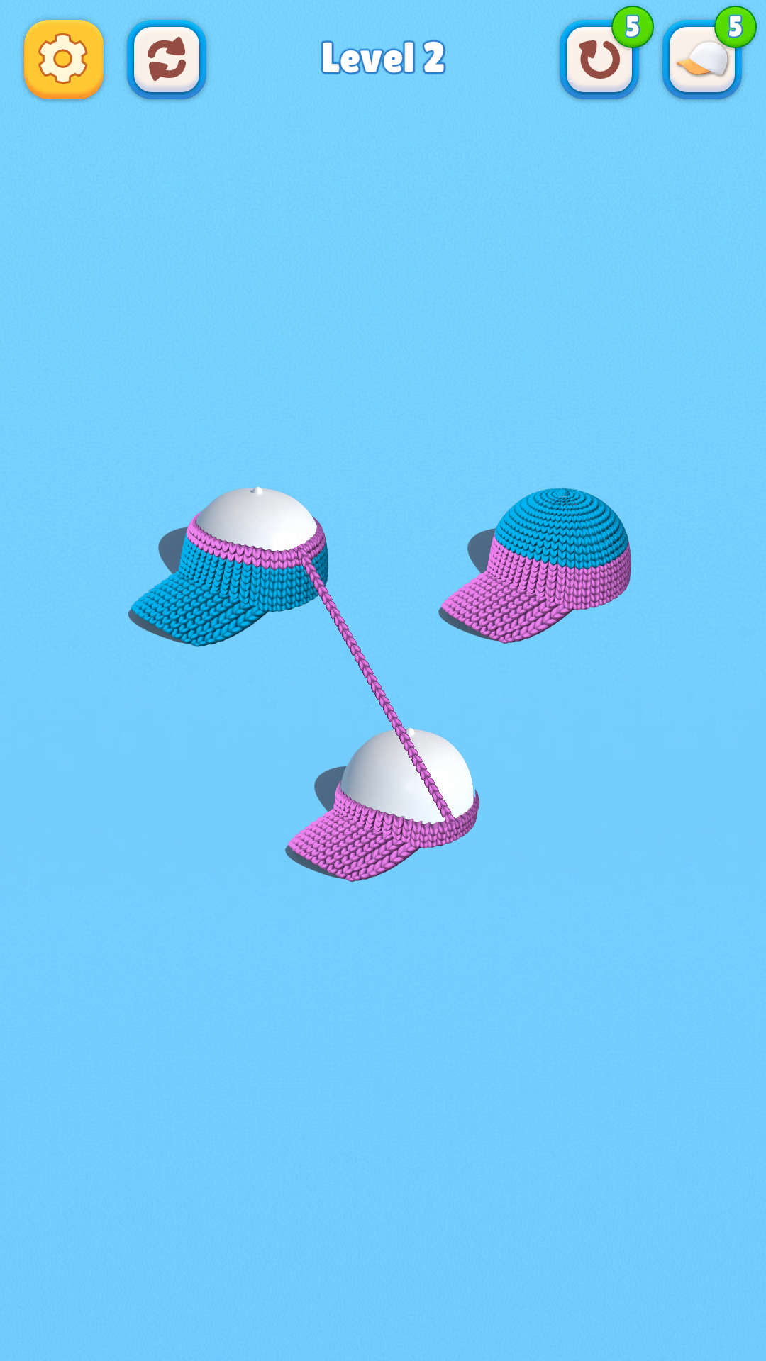 Knitting Sort - Color Puzzle Game Screenshot