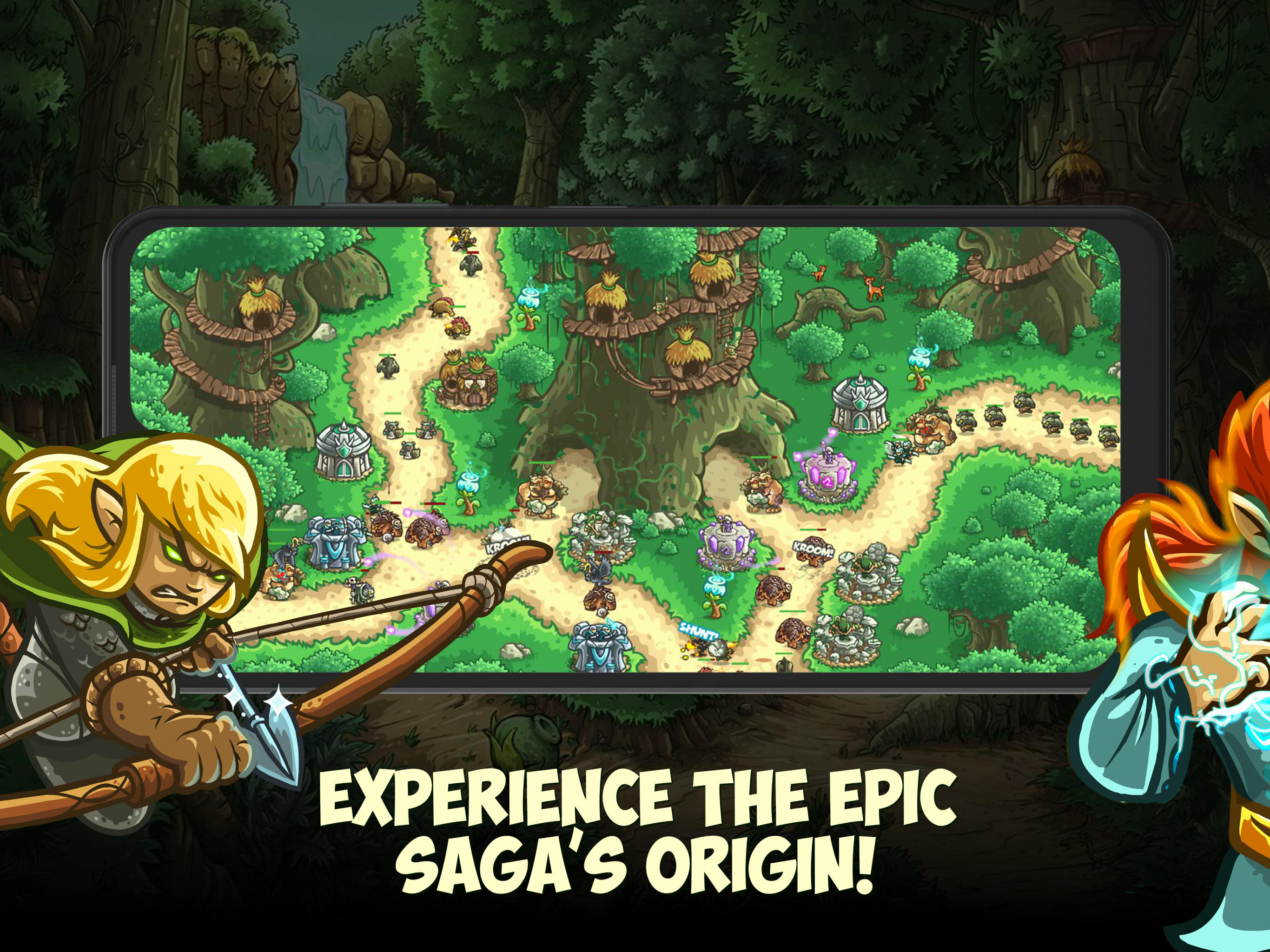 Kingdom Rush Origins TD Game Screenshot