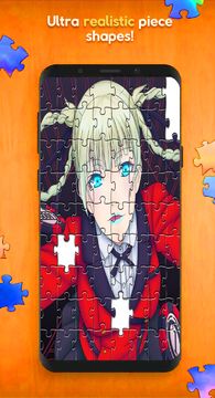 Kakegurui Anime Puzzle Game Screenshot