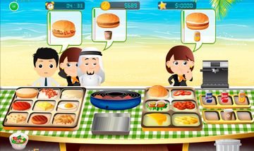 Beach Burger Game Screenshot