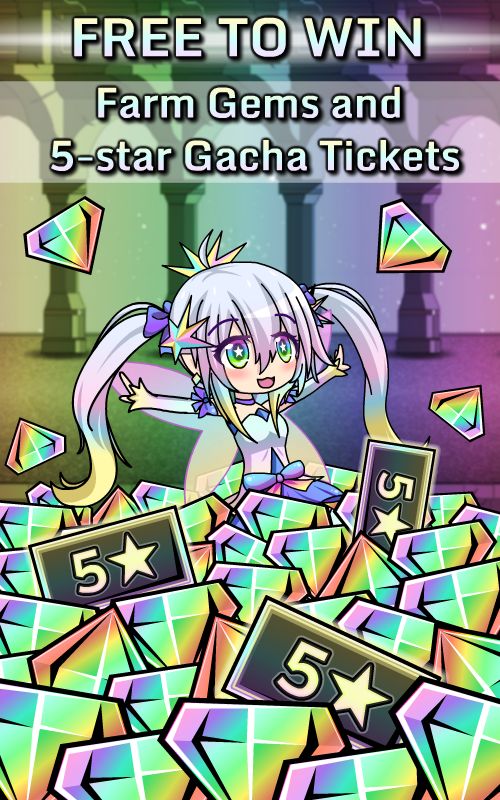 Screenshot of Gacha World