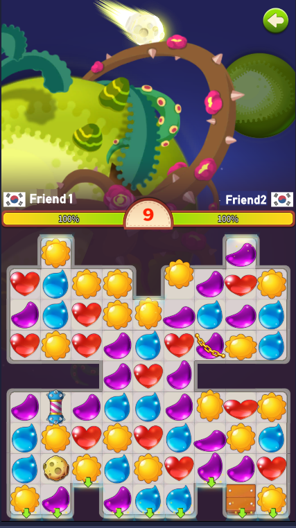 puzzle planet Game Screenshot