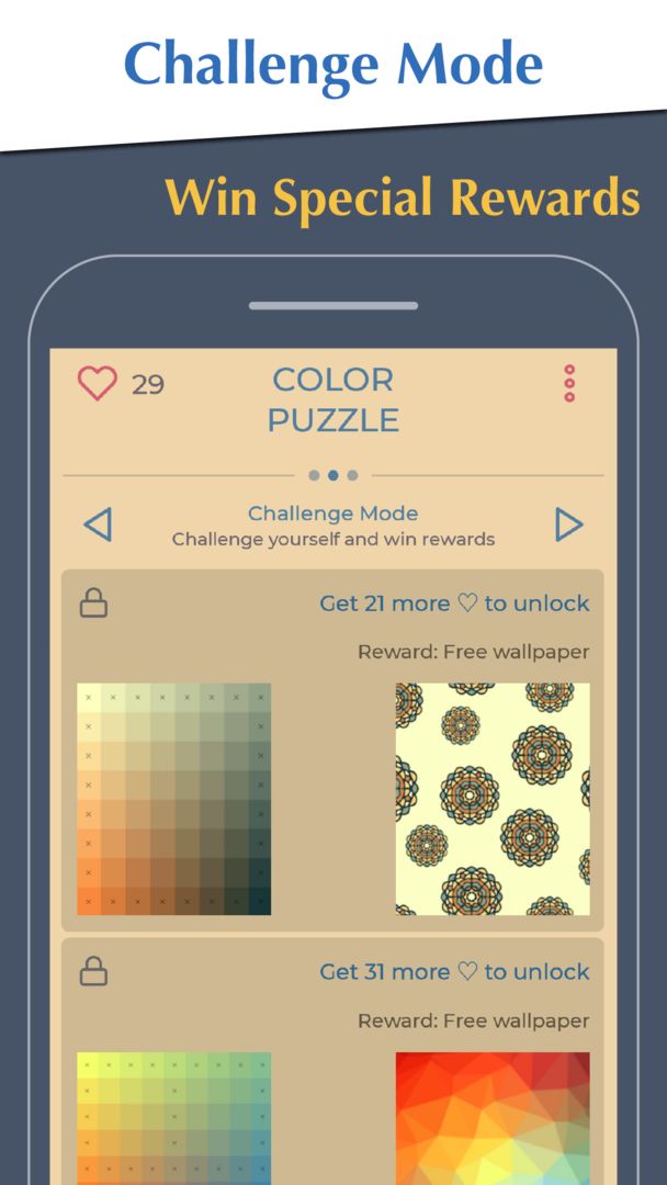 Screenshot of Color Puzzle - Master Color and Hue