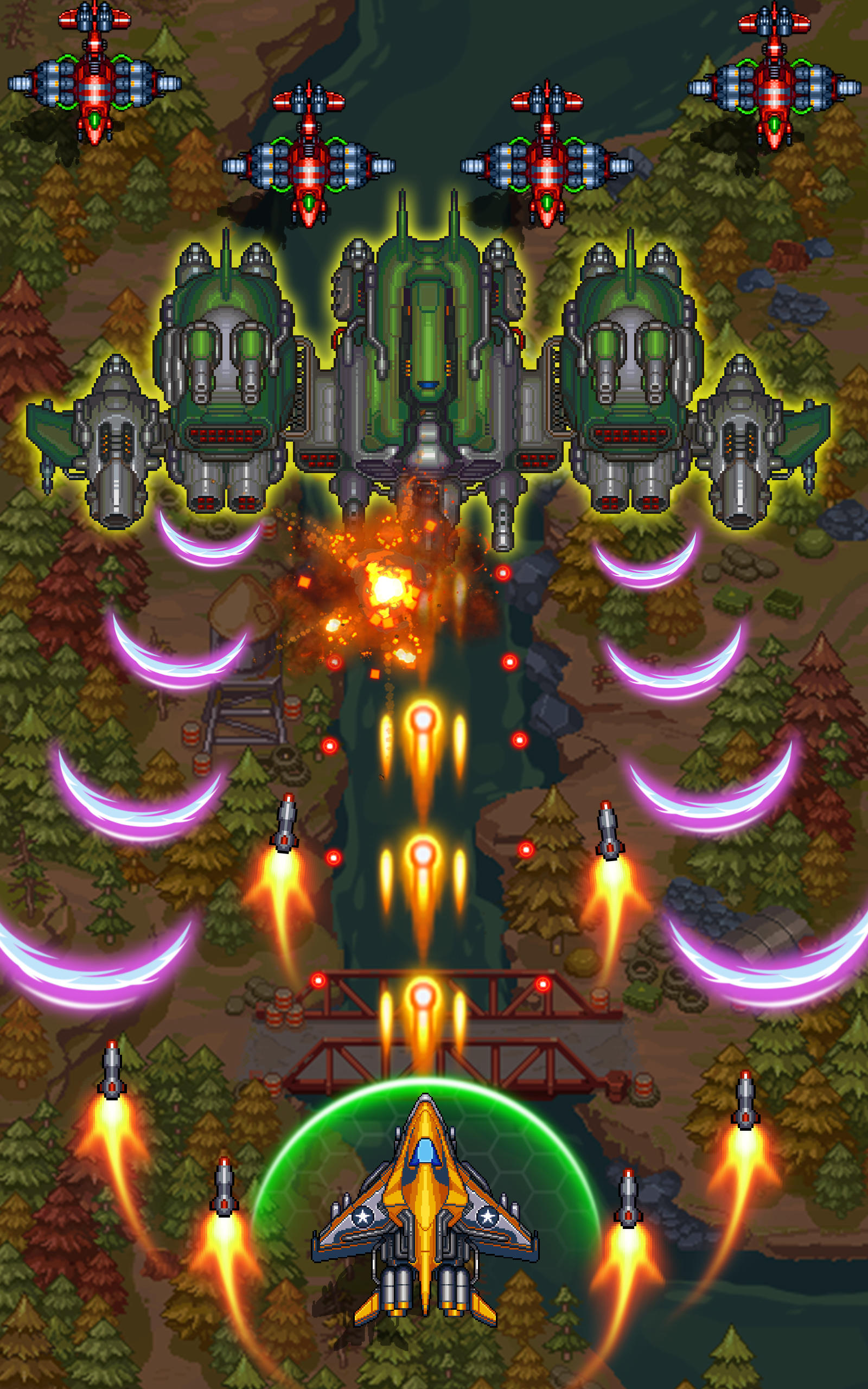 1945 Air Force: 街機飛機射擊 遊戲截圖