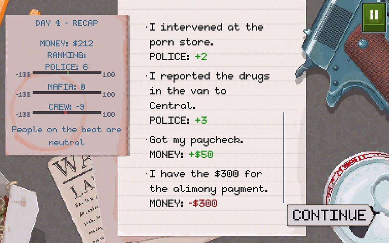 Beat Cop Game Screenshot