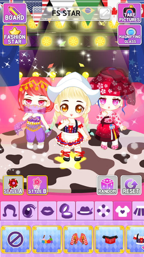 My Fashion Star : Korean & World style Game Screenshot