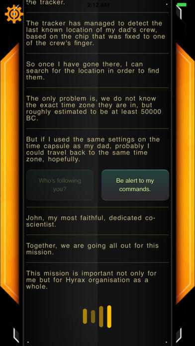 Captura de Tela do Jogo Project Hyrax: Beyond Time