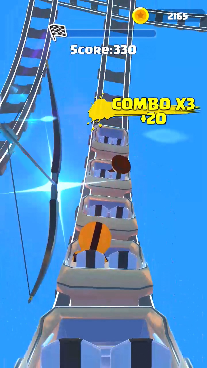 Coaster Archer Game Screenshot