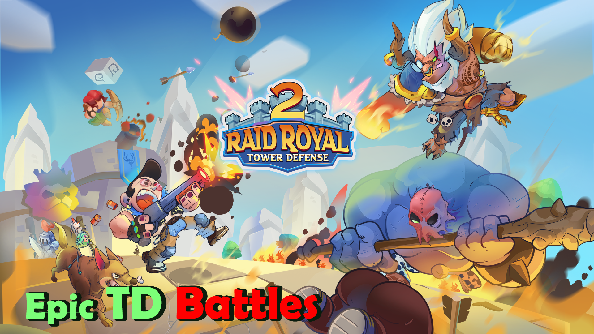 Raid Royal 2: TD Battles ゲームのスクリーンショット