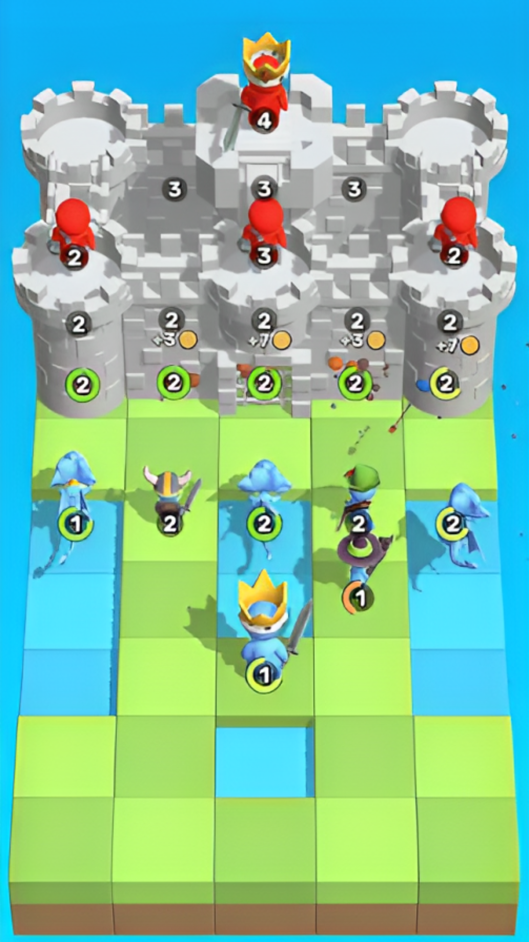 Screenshot 3 of Idle Castle War- Merge Warrior 