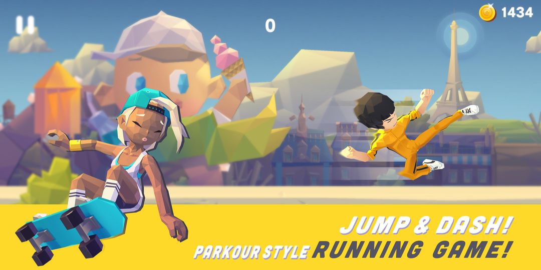 Smashing Rush : Parkour Action screenshot game