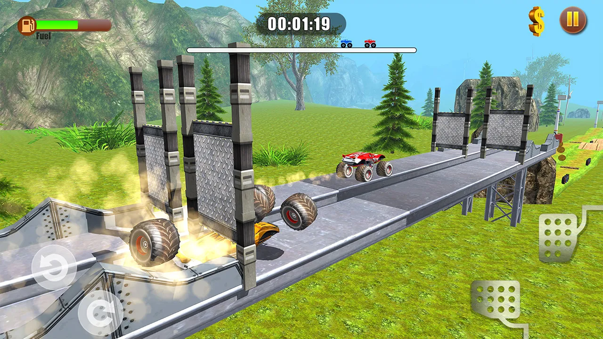 Offroad Monster Truck Game Game Screenshot