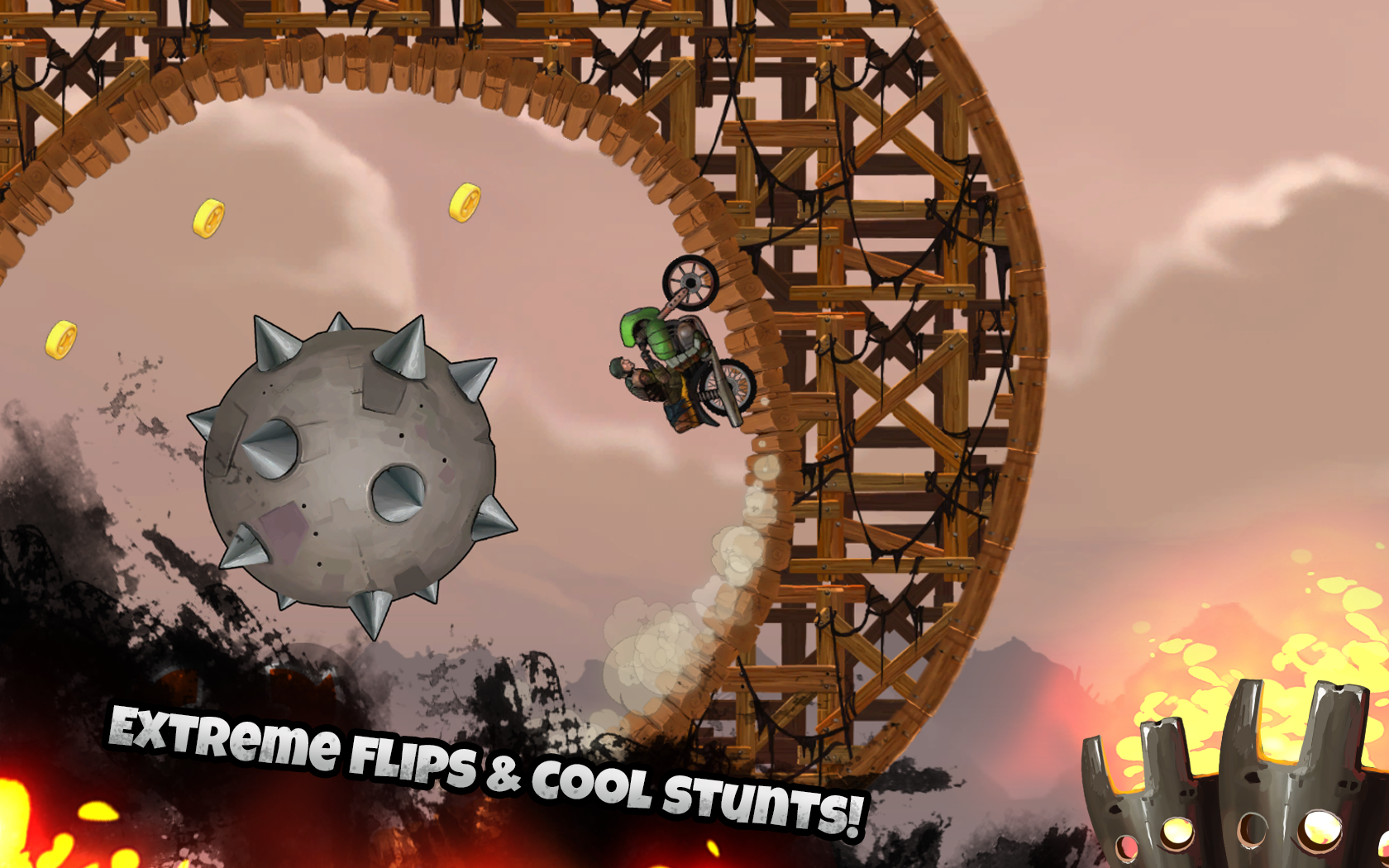 Mad Road: Apocalypse Moto Race 遊戲截圖