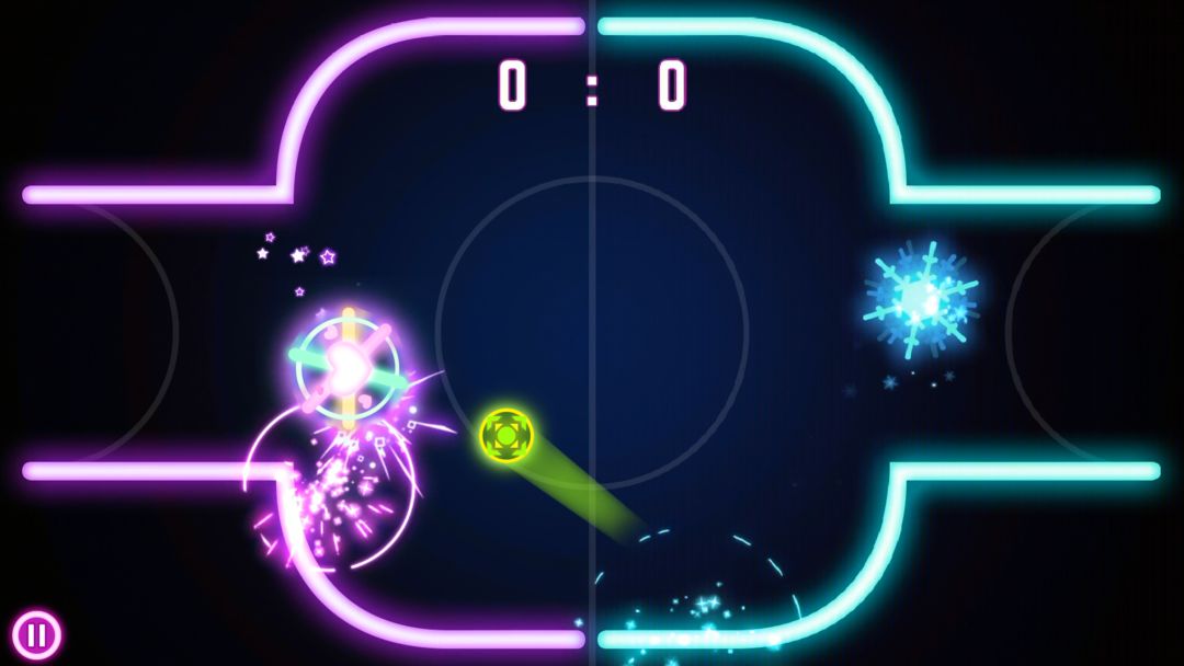 Screenshot of Neon Hockey