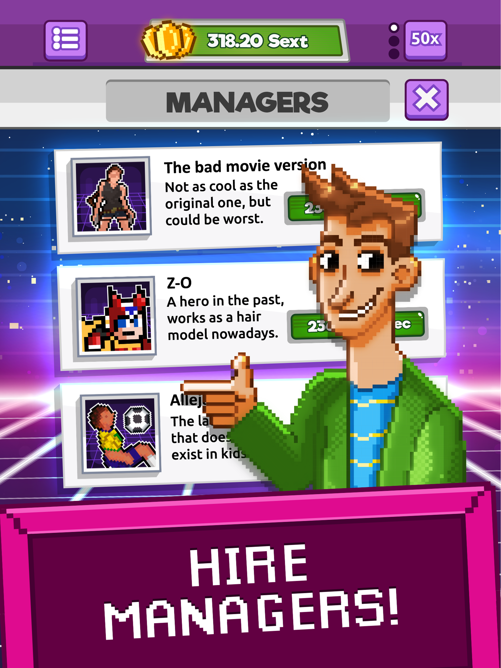Press Start: Video Game Story Game Screenshot