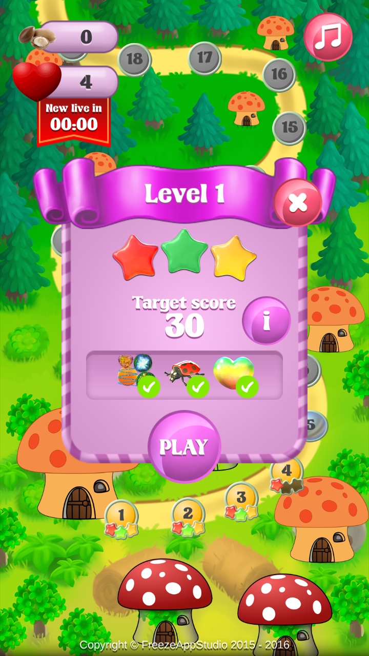 Скриншот игры Fruit Crunch
