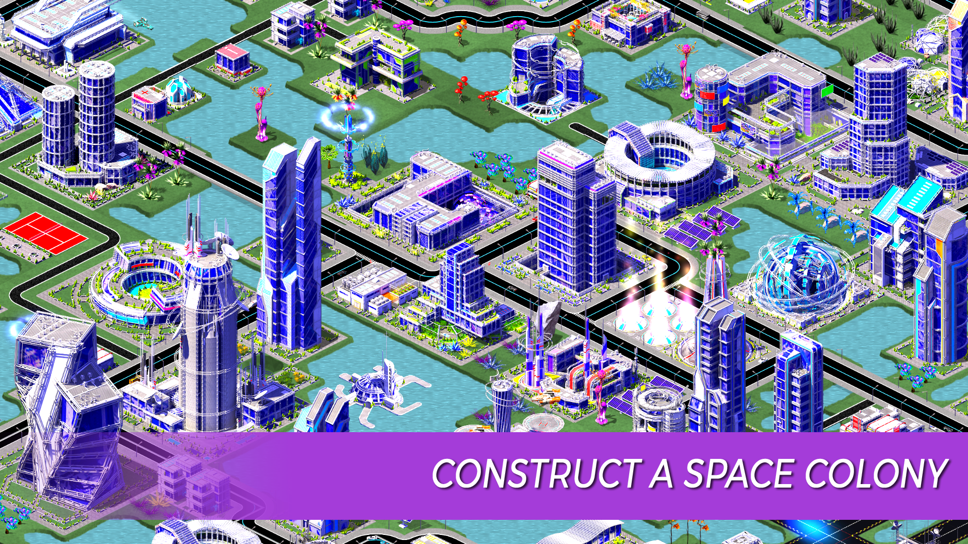 Screenshot 1 of Space City: game membangun 1.26