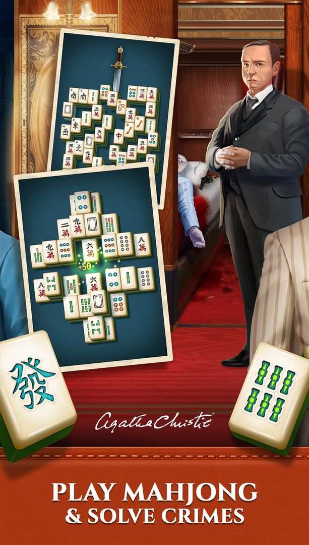 Screenshot of Mahjong Crimes – Puzzle Story