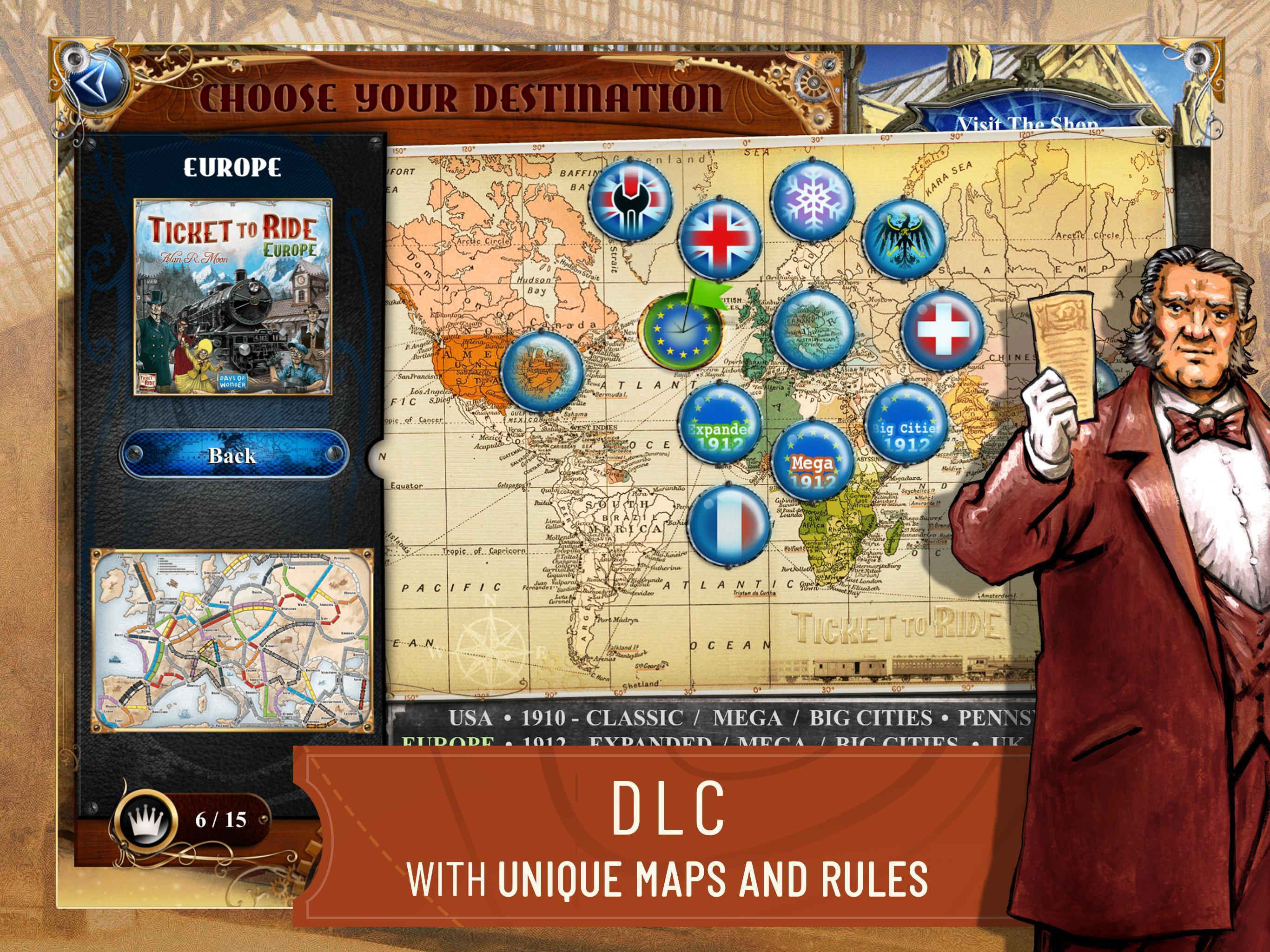 Ticket to Ride Classic Edition Game Screenshot