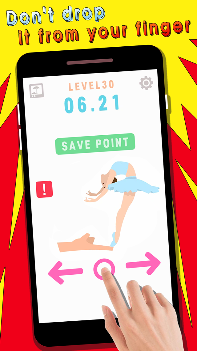 Finger the Crazy Balance ภาพหน้าจอเกม