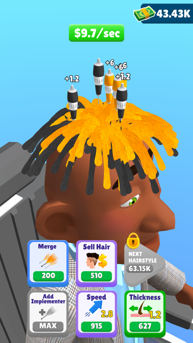 Captura de Tela do Jogo Hair Boost!