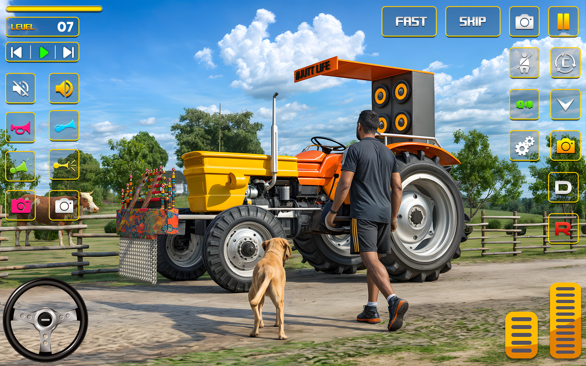 Farming Tractor Game Simulator Game Screenshot
