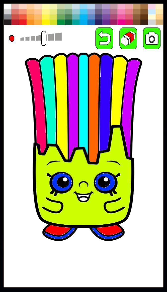 Kids Coloring Game for Shopkin 遊戲截圖