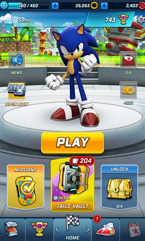 Screenshot of Sonic Forces - Running Game