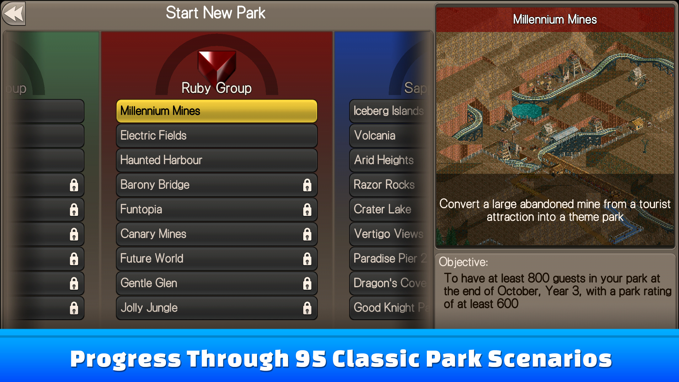 RollerCoaster Tycoon® Classic Game Screenshot