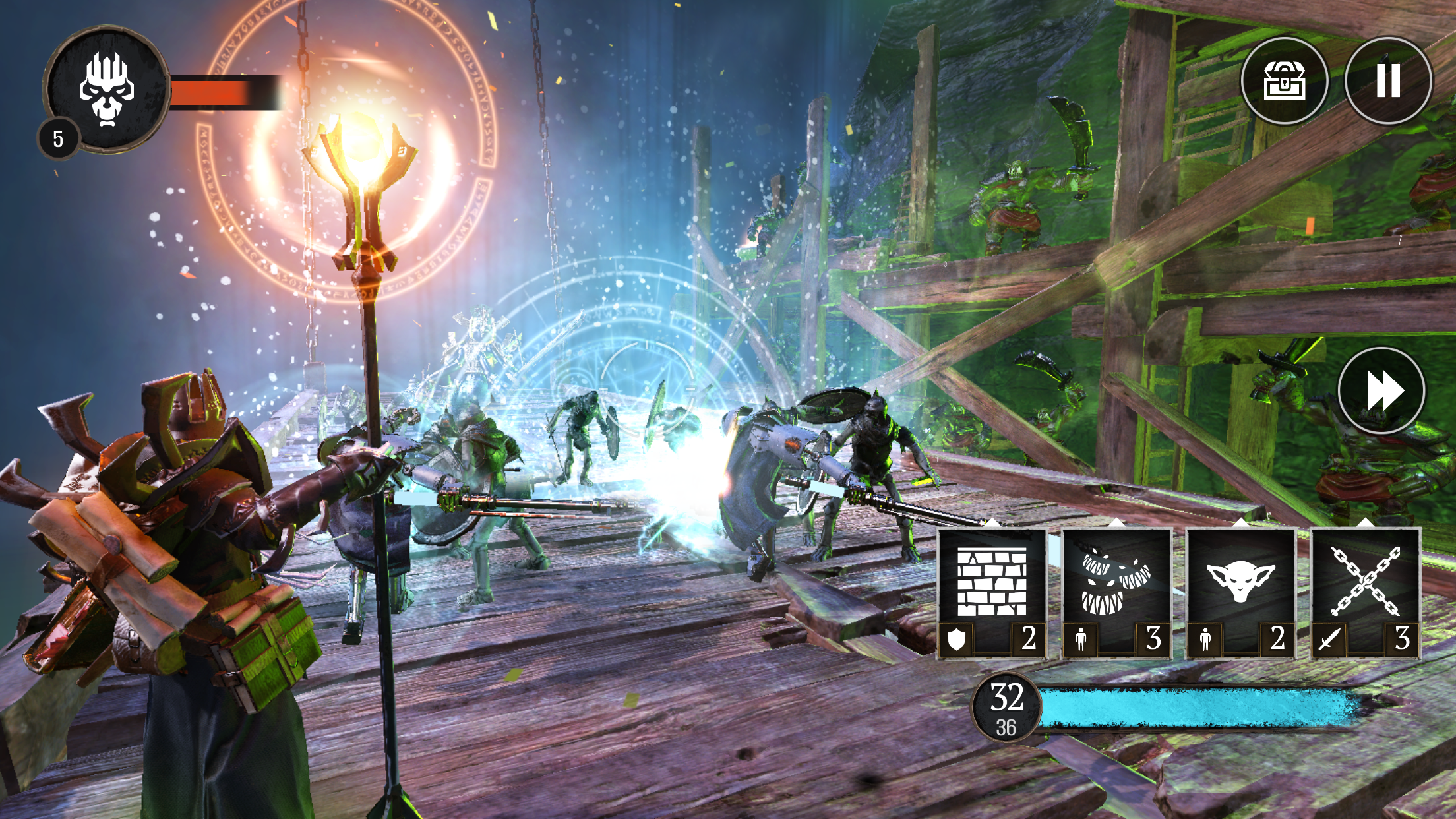 Magic vs. Metal Game Screenshot