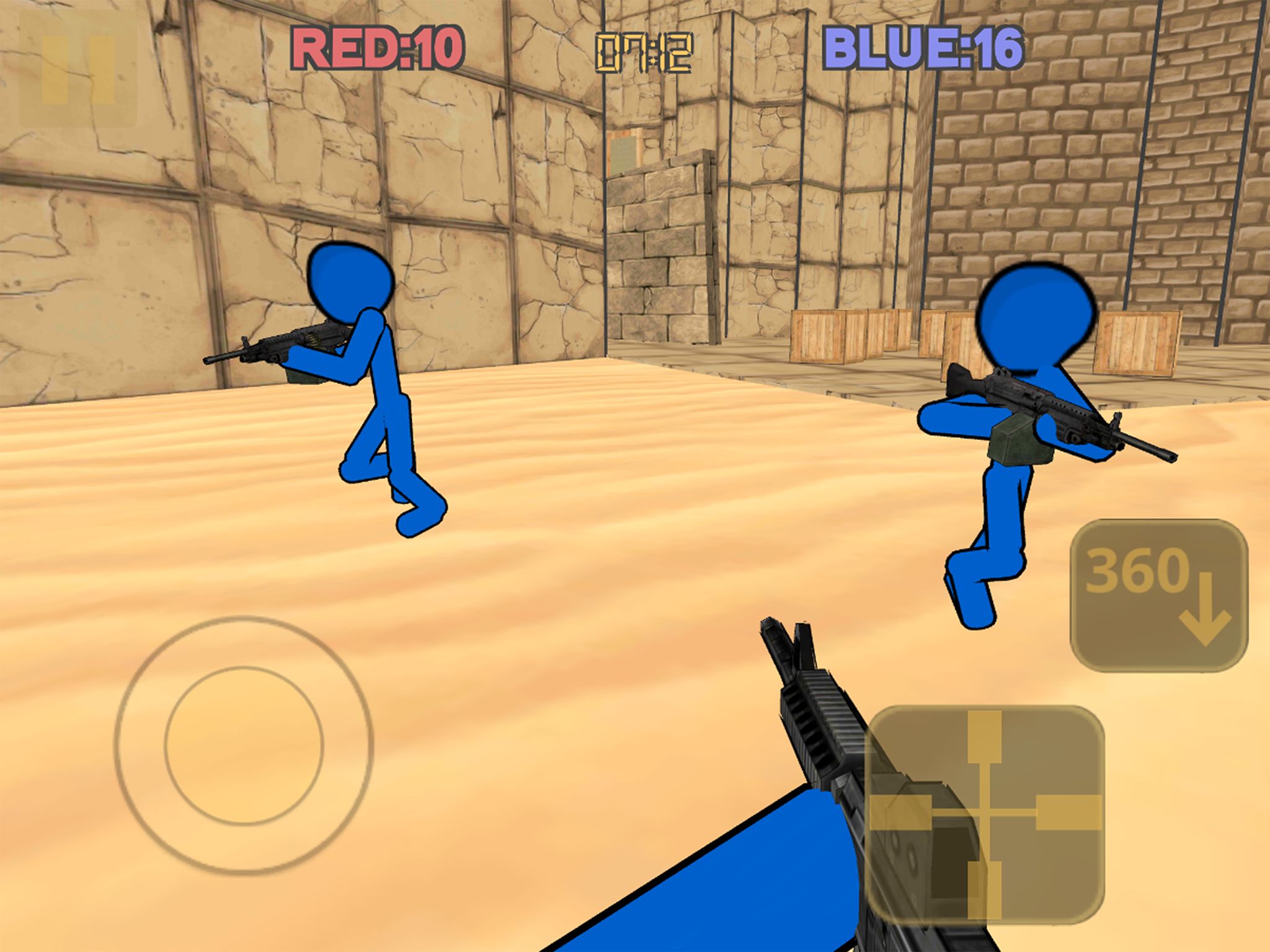 Скриншот игры Stickman Counter Terror Strike