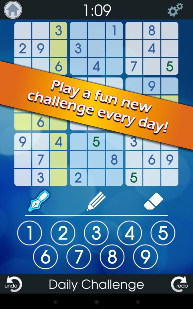 Sudoku: Daily Challenge ภาพหน้าจอเกม