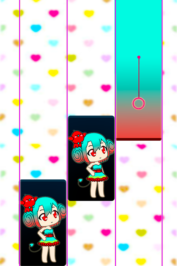 Screenshot of Gacha Piano Tiles 2019
