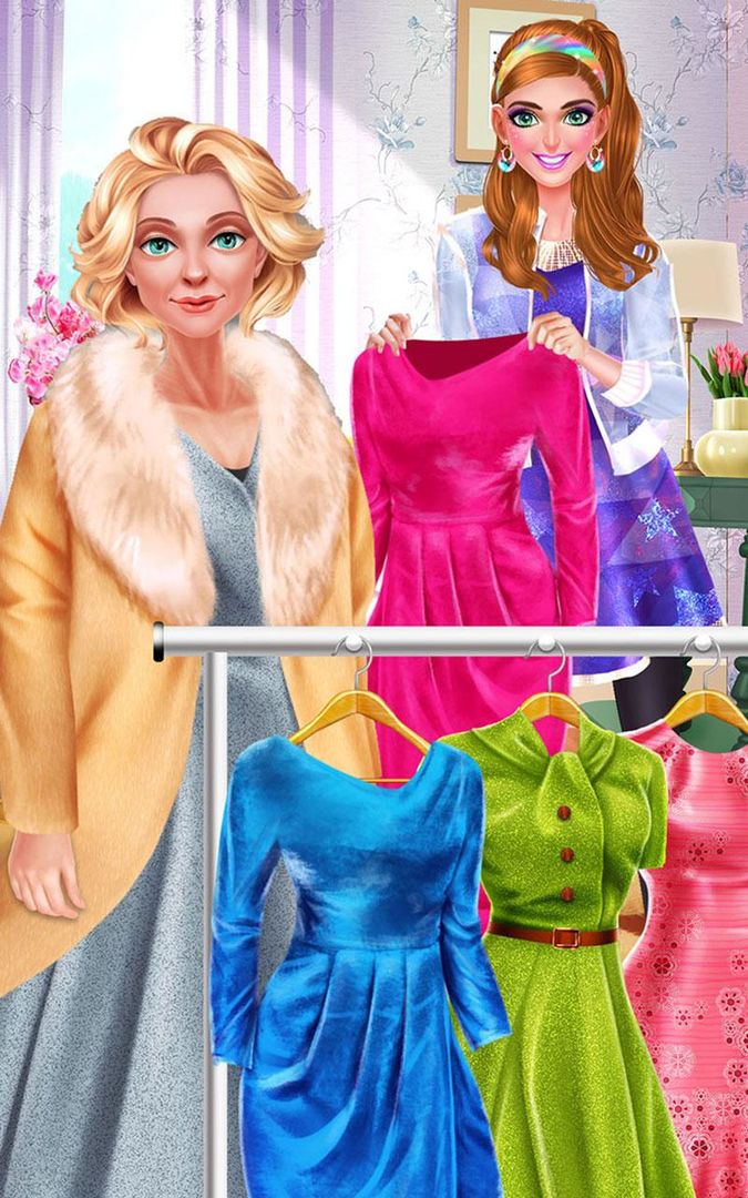 Screenshot of Granny Makeover! Fashion Salon