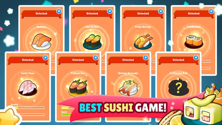 Screenshot 1 of Sushi Bravo : Merge Sushi 1.0.4