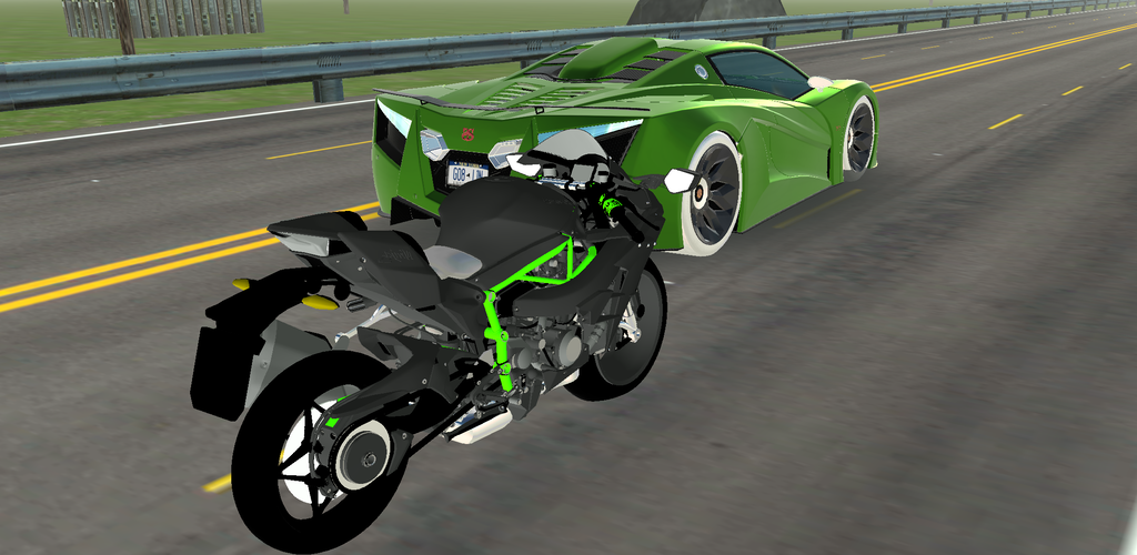 Banner of Kawasaki Ninja H2r Games 