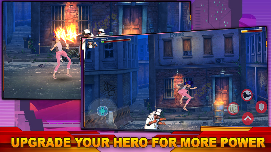 Lady Fighter Girl Bug screenshot game