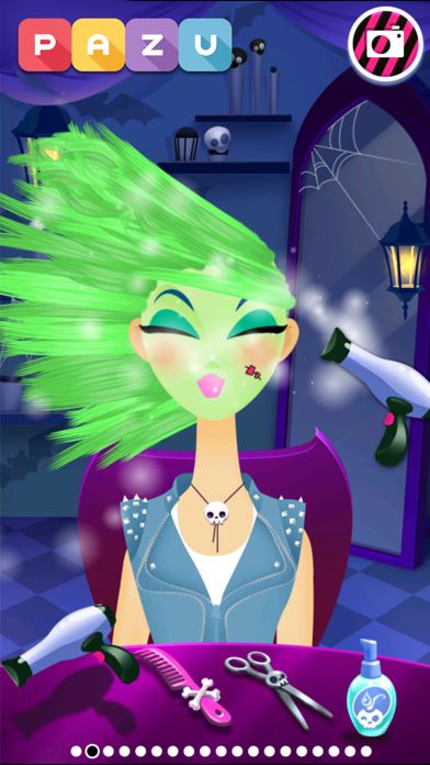 Girls Hair Salon Monsters screenshot game