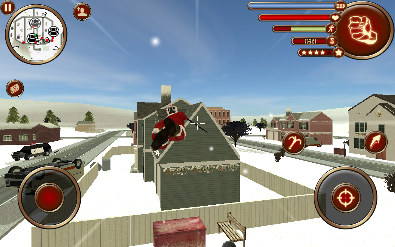 Christmas Rope Hero 2017 Game Screenshot