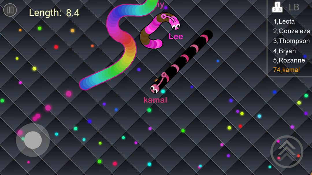Slither Snake screenshot game