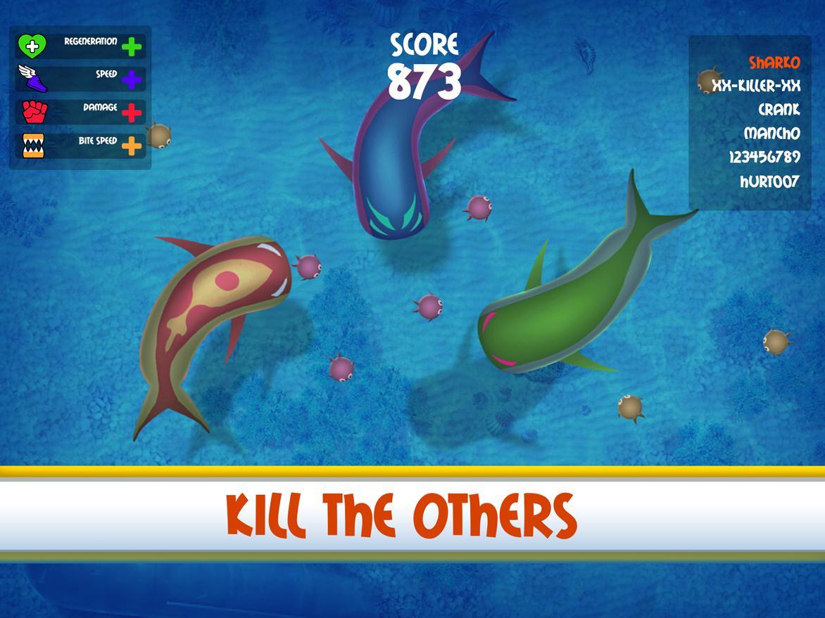 Скриншот игры deep sharkz.io