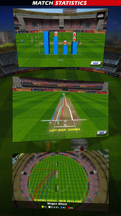 World Cricket Championship 게임 스크린 샷