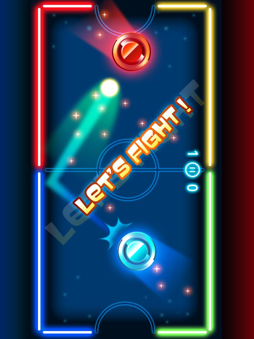 Hoki udara neon - ekstrim A.I. kejuaraan screenshot game